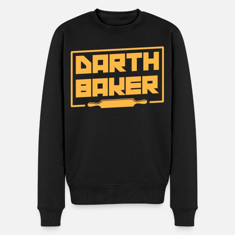 Bäcker Geschenke- Bäcker Tshirt - Männer Premium Bio Pullover - Schwarz