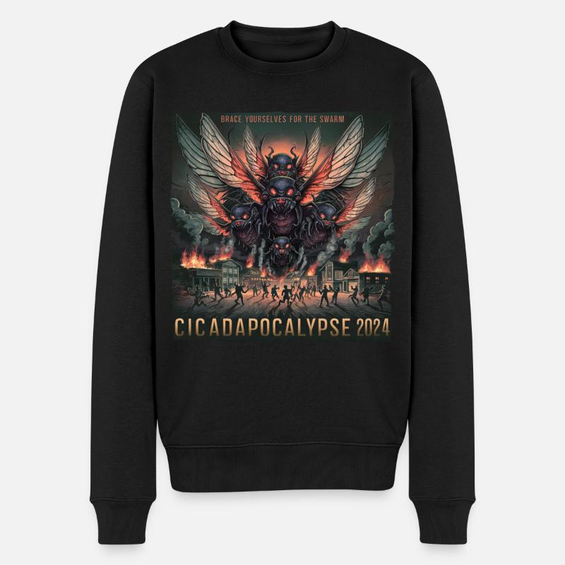 Zikaden-Horrorfilm 2024 - Männer Premium Bio Pullover - Schwarz