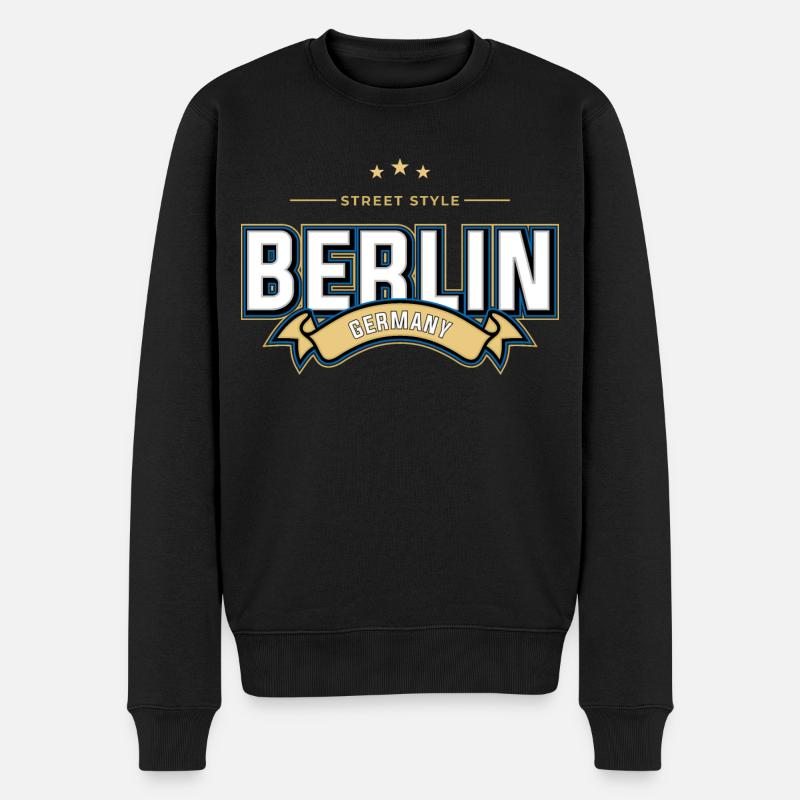 Berlin - Pull Premium bio Homme - noir
