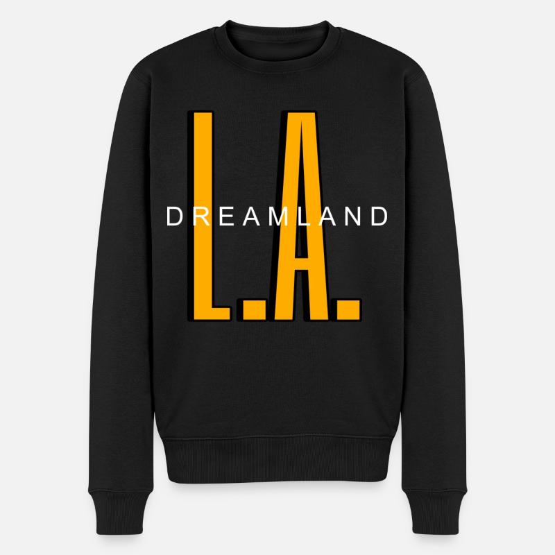 LA Dreamland - Pull Premium bio Homme - noir