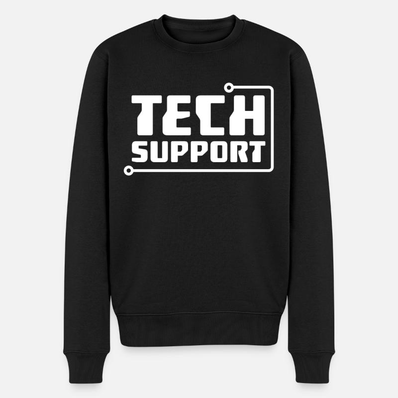 Assistance technique - Pull Premium bio Homme - noir