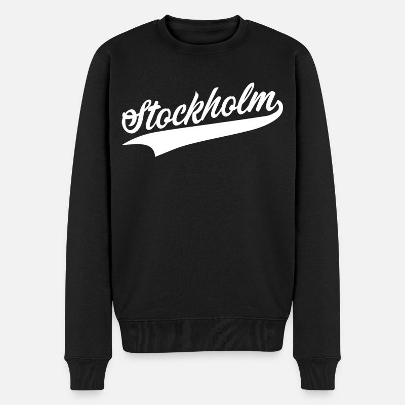 Stockholm - Pull Premium bio Homme - noir