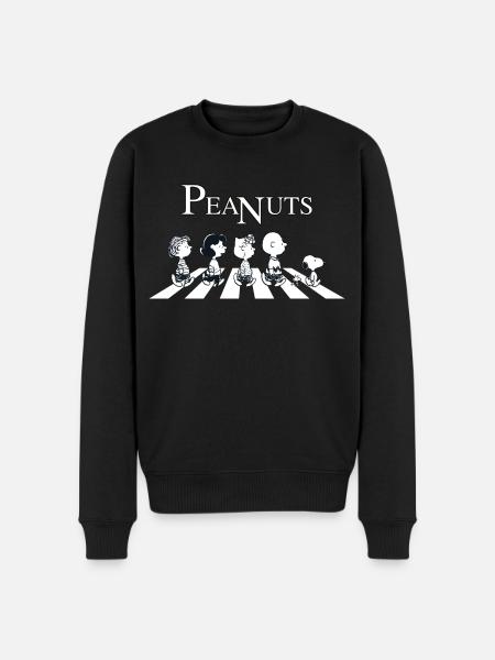 Peanuts The Peanuts Abbey Road - Men's Premium Organic Jumper - black