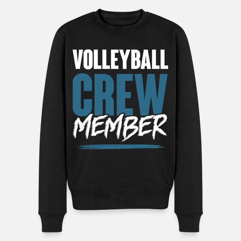 Équipe de volley-ball - Pull Premium bio Homme - noir