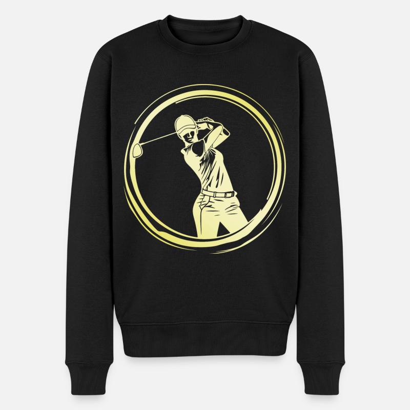 Golfeuse Femme - Pull Premium bio Homme - noir