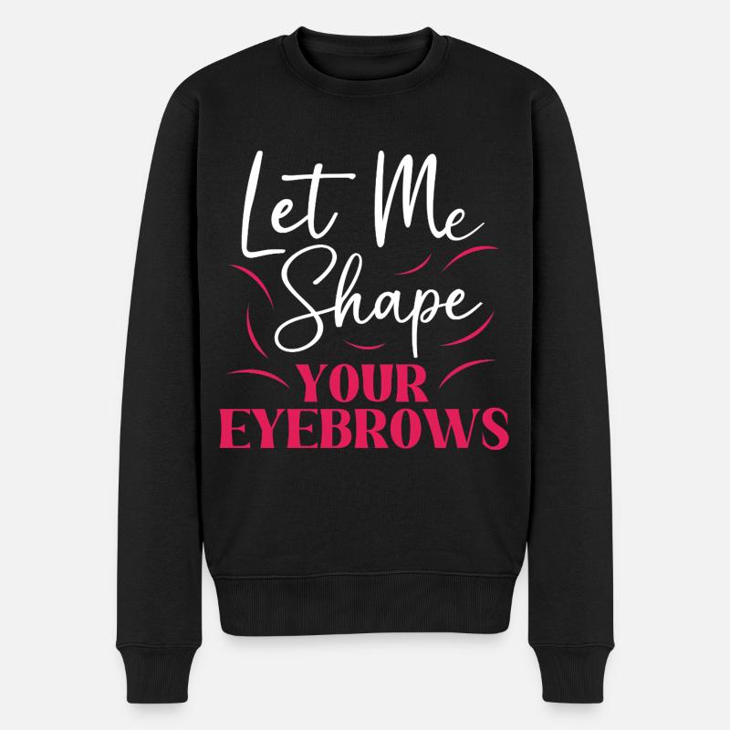 Makeup Microblading Cosmetic Beautician - Men's Premium Organic Jumper - black