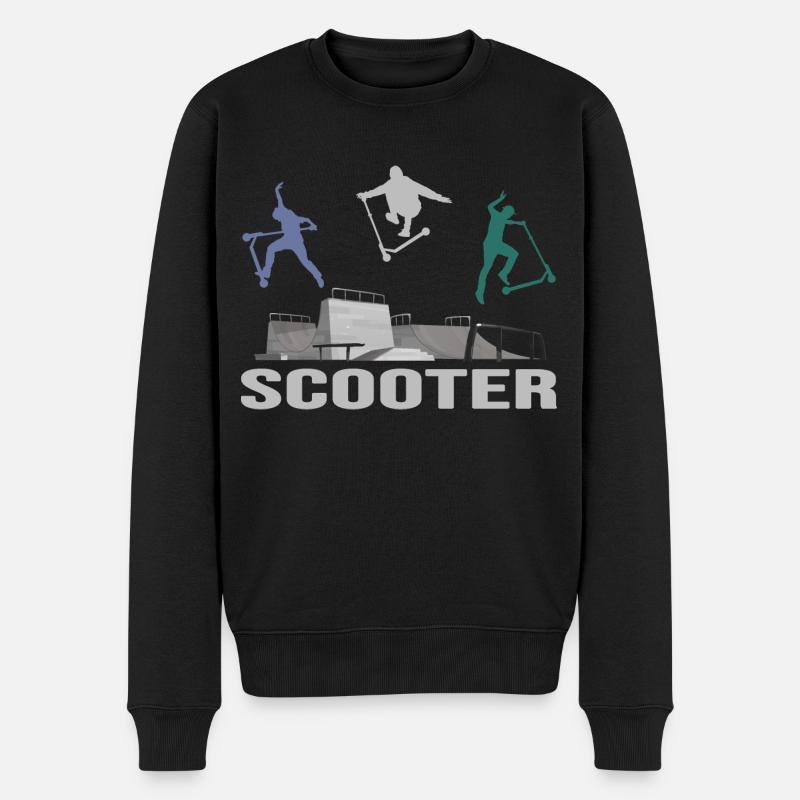 cascadescooter rollerscooter scooter e-scooter - Pull Premium bio Homme - noir
