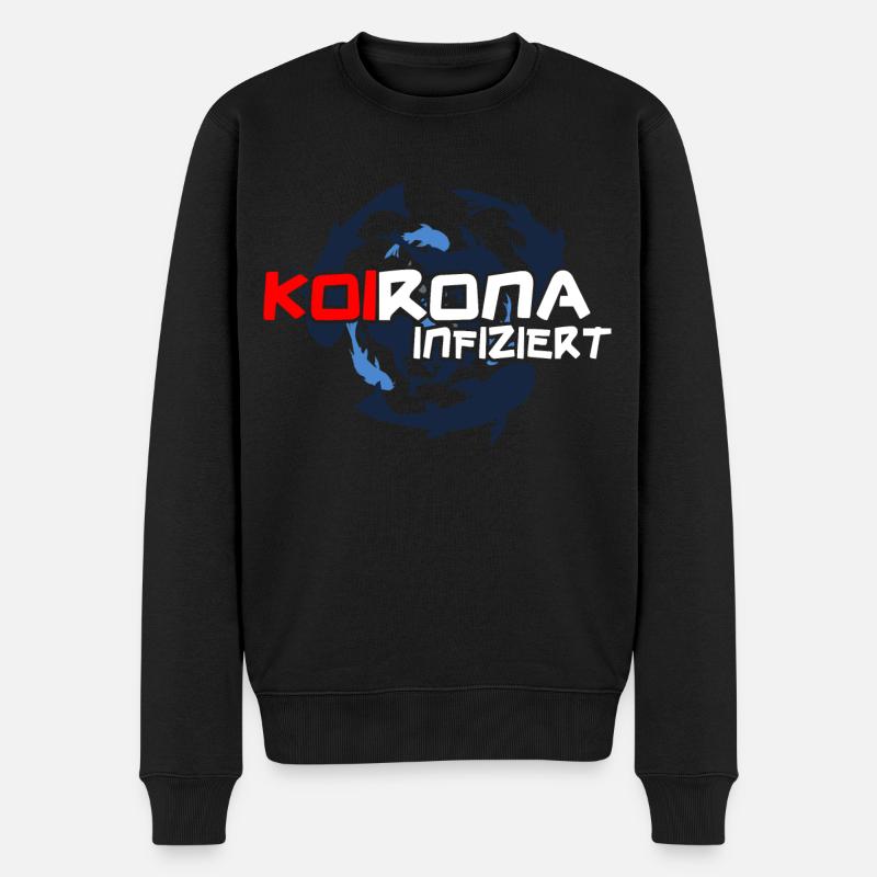 koi beni koifisch karashi karpfen - Männer Premium Bio Pullover - Schwarz