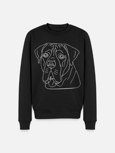 Boerboel - Männer Premium Bio Pullover - Schwarz
