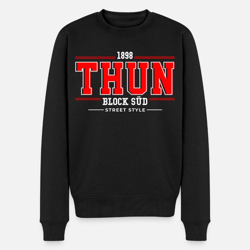 Thon - Pull Premium bio Homme - noir
