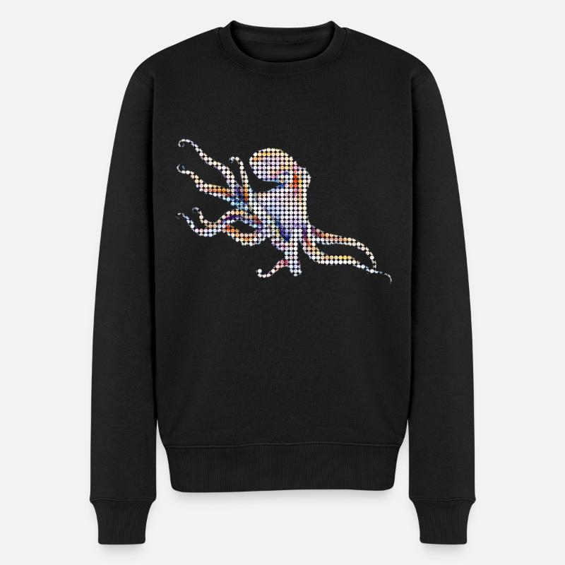 Poulpe - Pull Premium bio Homme - noir