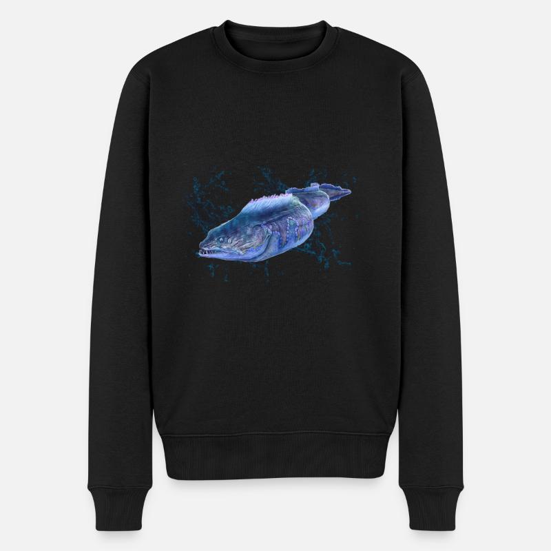Muräne - Männer Premium Bio Pullover - Schwarz