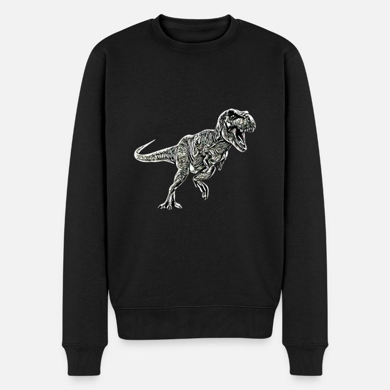 T-Rex - Pull Premium bio Homme - noir