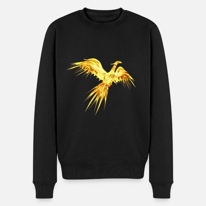 Phoenix - Pull Premium bio Homme - noir