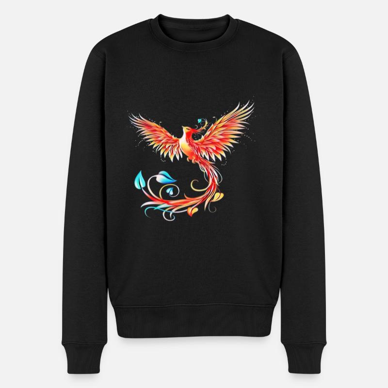 Phoenix - Pull Premium bio Homme - noir