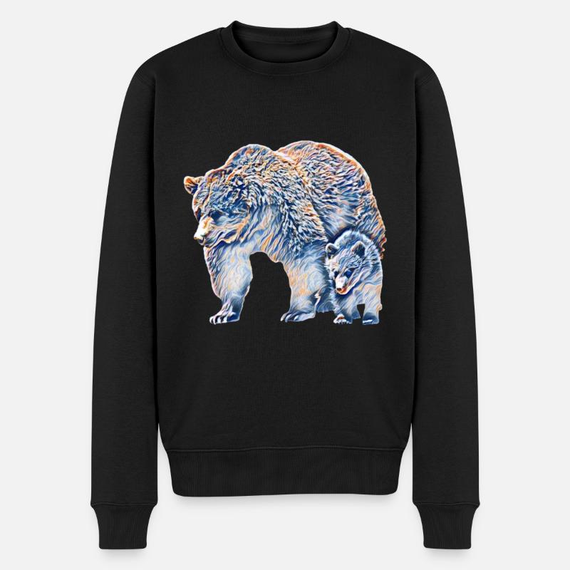 Ours - Pull Premium bio Homme - noir