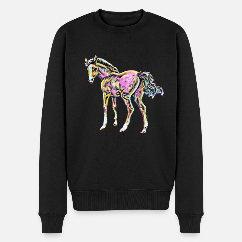 Cheval - Pull Premium bio Homme - noir