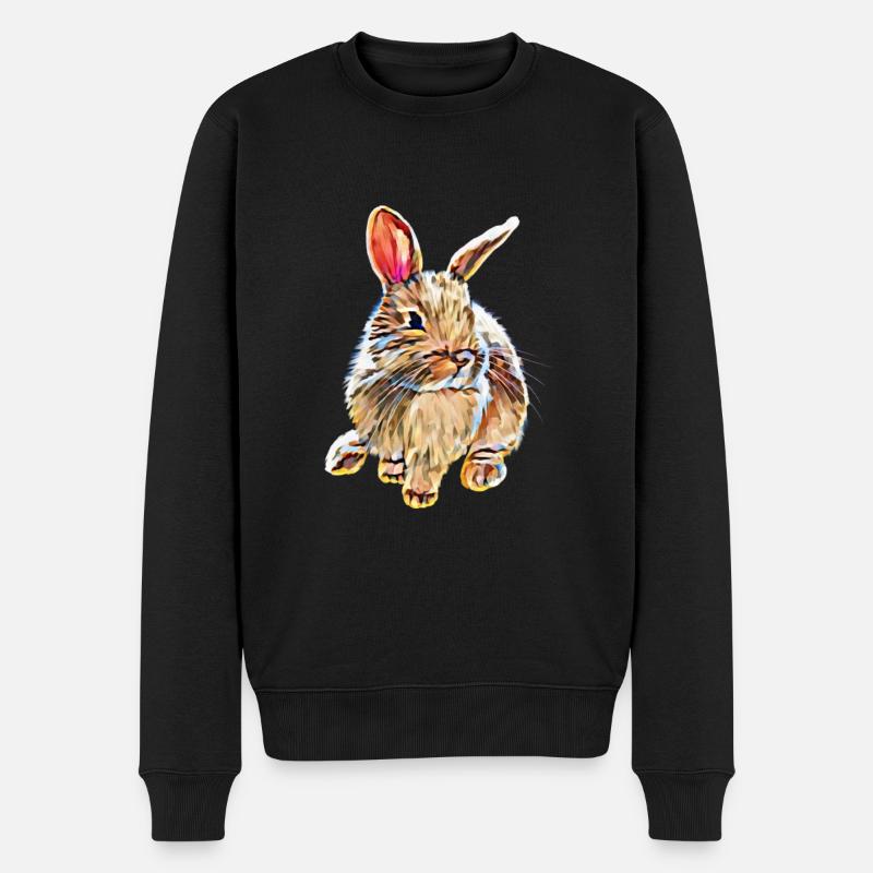 Lapin - Pull Premium bio Homme - noir