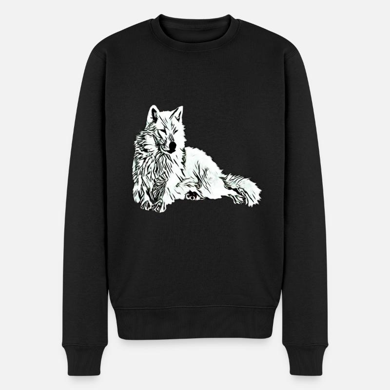 Loup - Pull Premium bio Homme - noir
