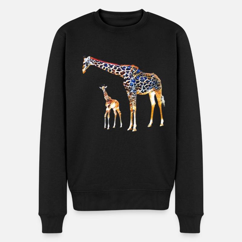 Girafes - Pull Premium bio Homme - noir