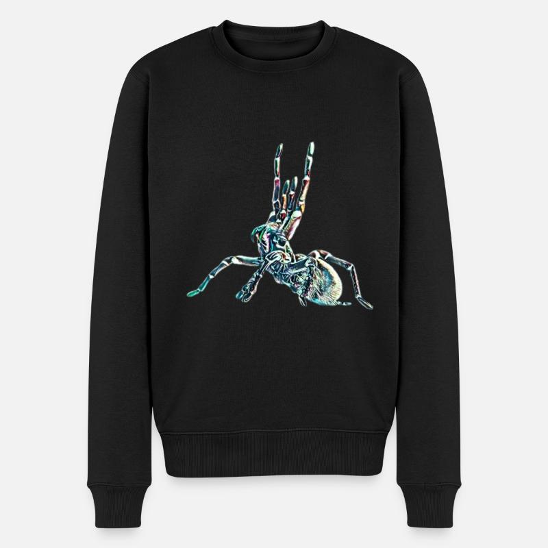 Vogelspinne - Männer Premium Bio Pullover - Schwarz
