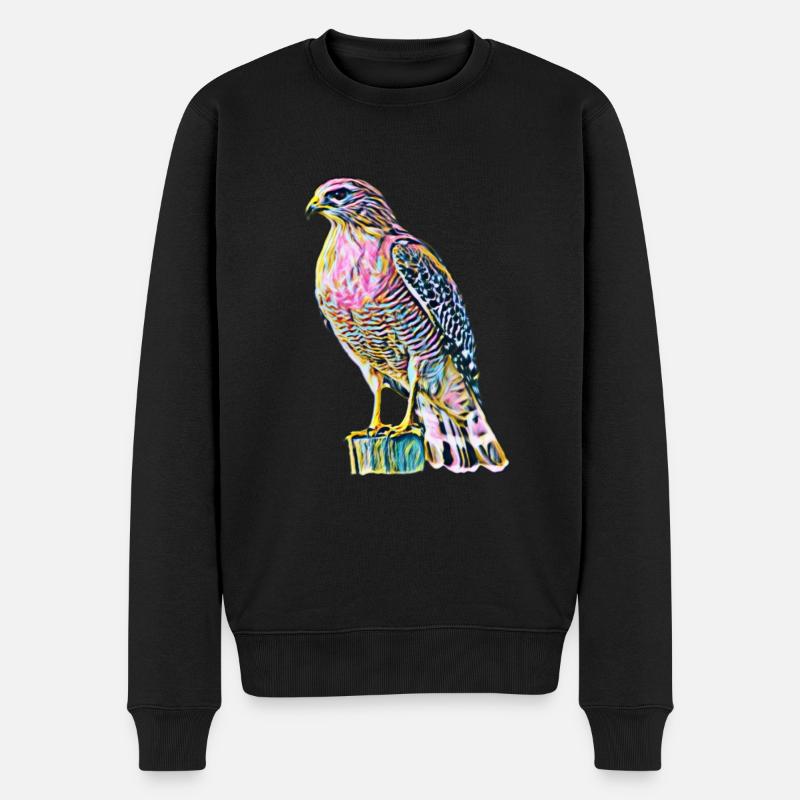 Faucon - Pull Premium bio Homme - noir