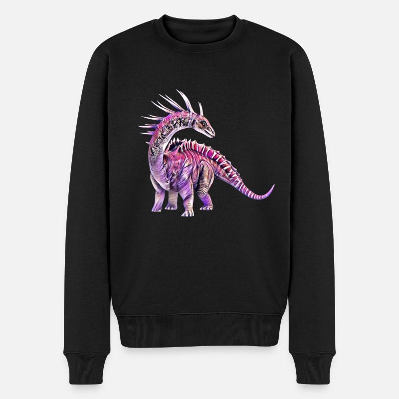 dinosaure - Pull Premium bio Homme - noir