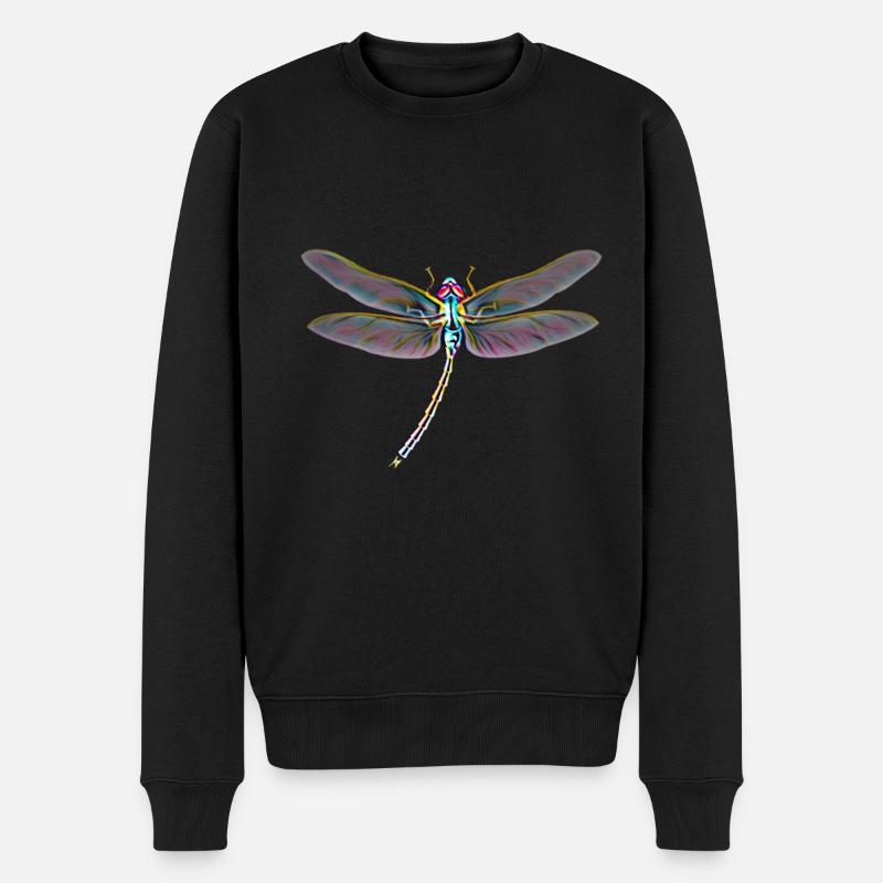 libellule - Pull Premium bio Homme - noir