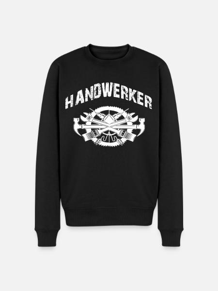 Handwerker - Männer Premium Bio Pullover - Schwarz