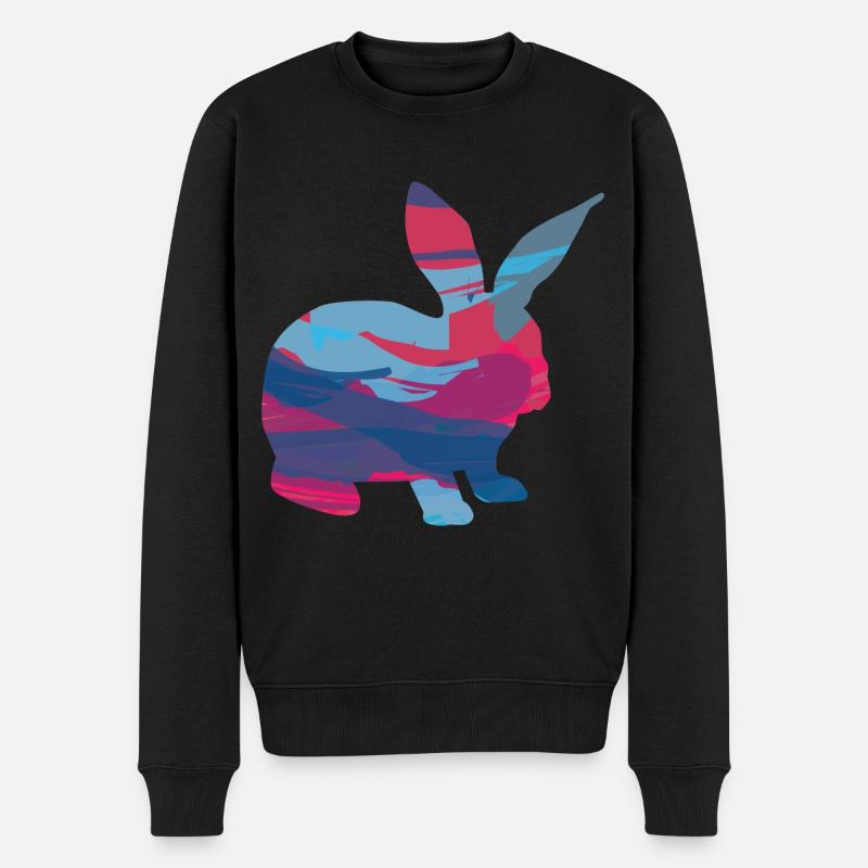 Lapin Lapin Lapin Lapin - Pull Premium bio Homme - noir