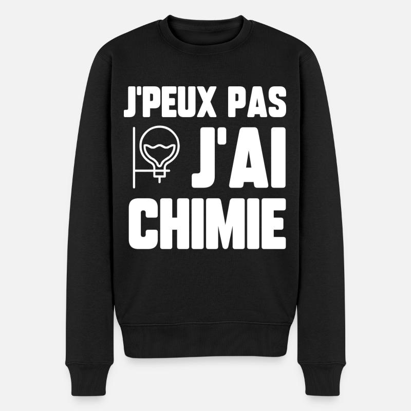 J’peux pas j’ai chimie - Pull Premium bio Homme - noir