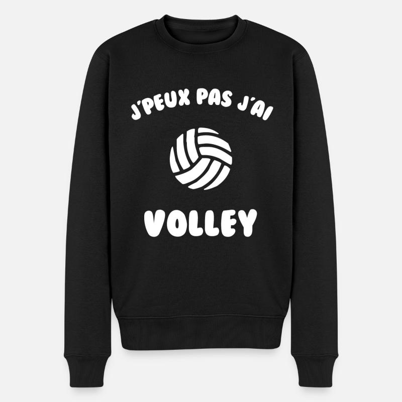 J’peux pas j’ai volley - Pull Premium bio Homme - noir