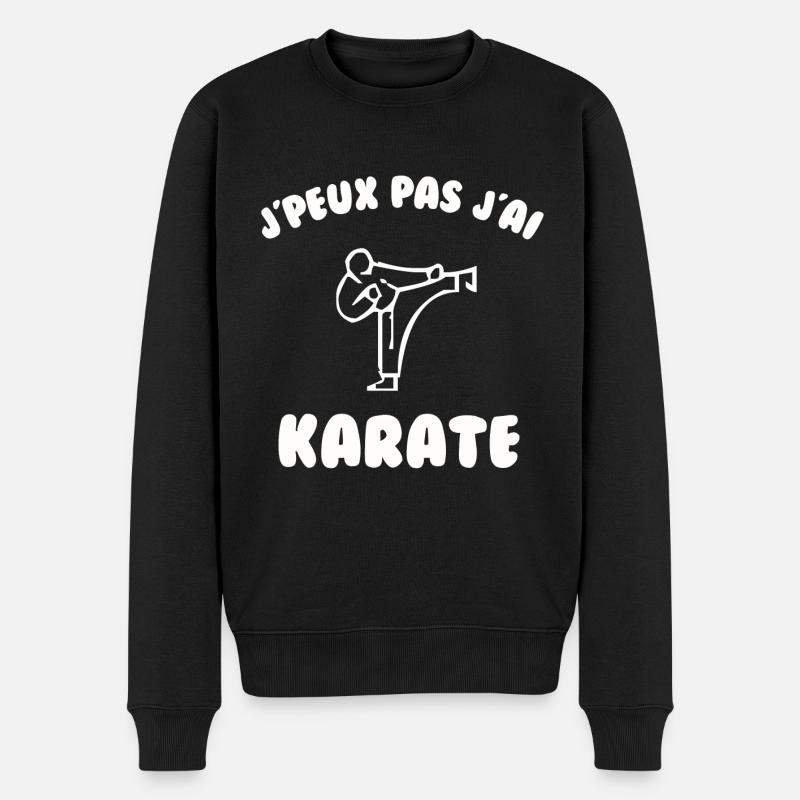 J’peux pas j’ai karaté - Pull Premium bio Homme - noir