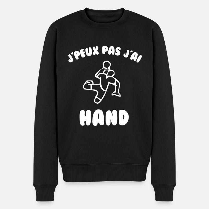 J’peux pas j’ai hand - Pull Premium bio Homme - noir