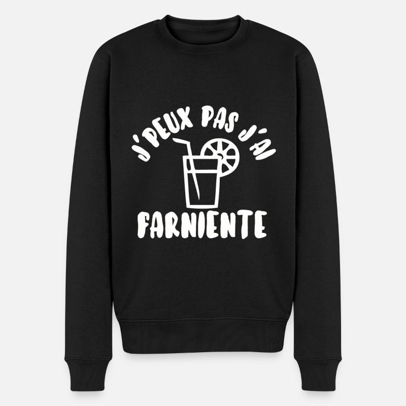 J’peux pas j’ai farniente - Pull Premium bio Homme - noir
