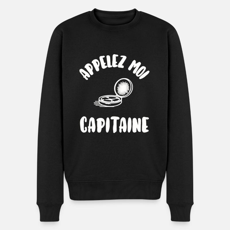 Appelez moi capitaine - Pull Premium bio Homme - noir