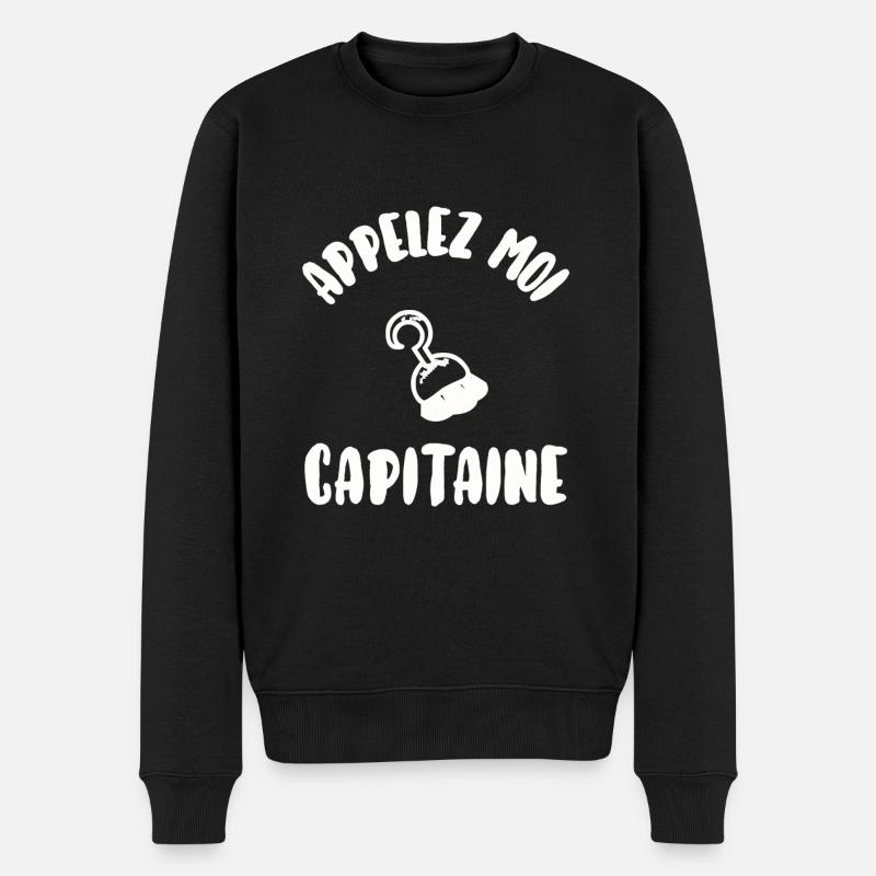 Appelez moi capitaine - Pull Premium bio Homme - noir