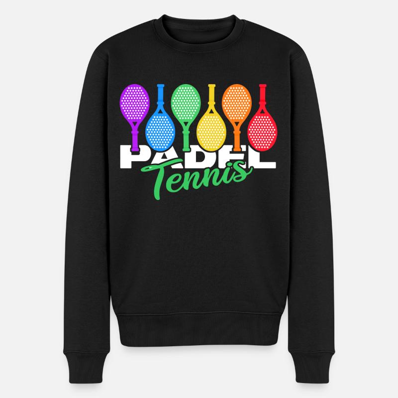 padel padel-tennis paddle padle - Pull Premium bio Homme - noir