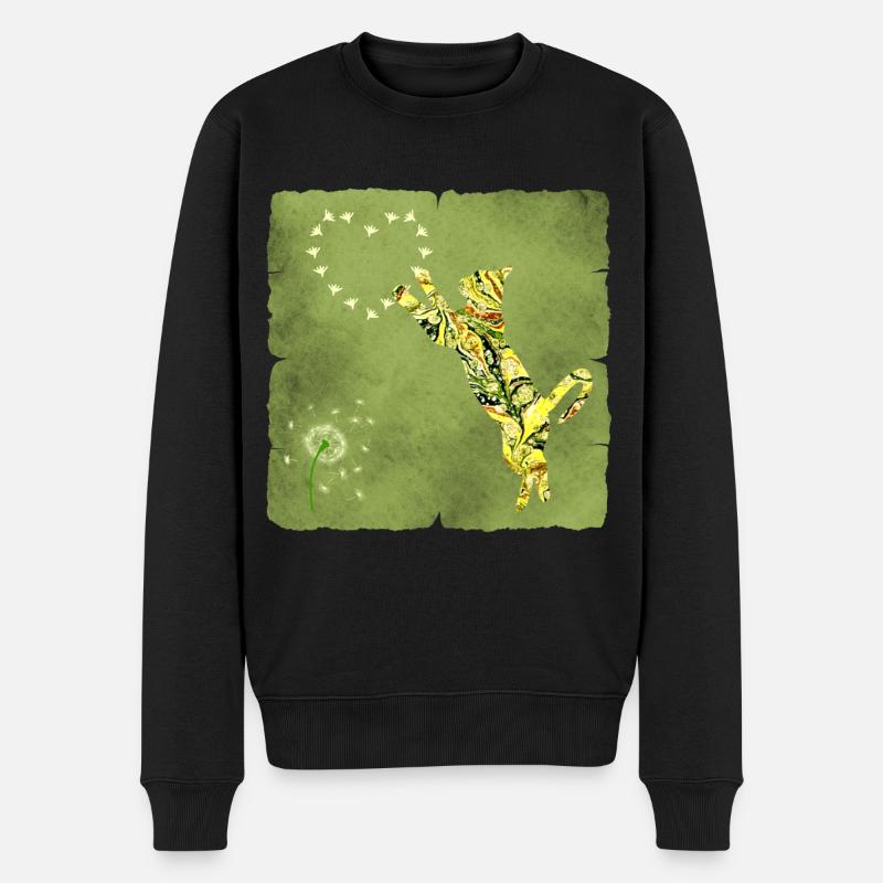 katzi e 277 - Männer Premium Bio Pullover - Schwarz