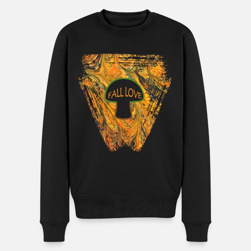 champignon e 116 - Pull Premium bio Homme - noir