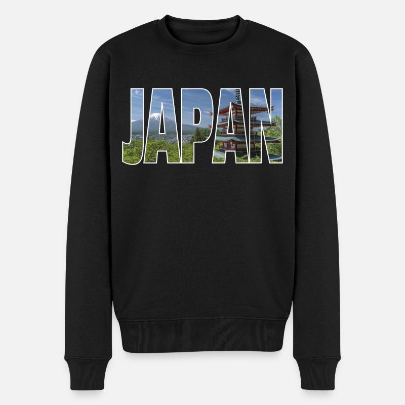 Japon - Pull Premium bio Homme - noir