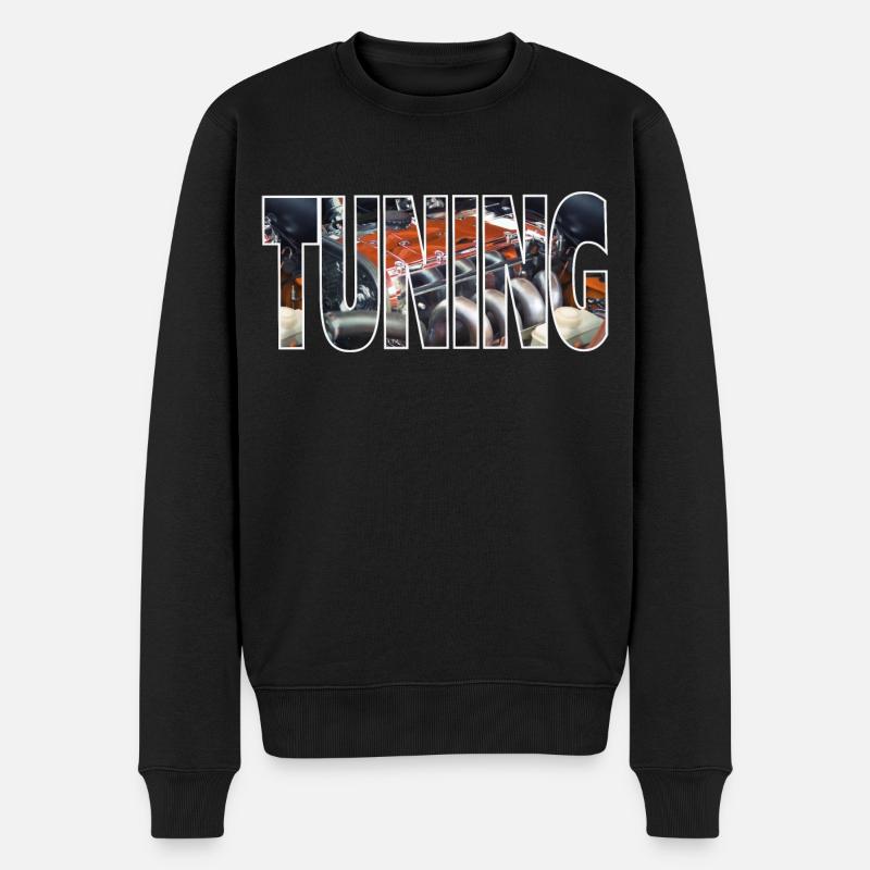 Réglage - Pull Premium bio Homme - noir