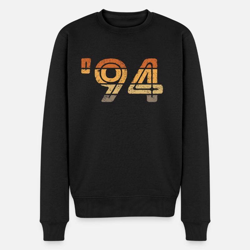 1994 - '94 - Männer Premium Bio Pullover - Schwarz