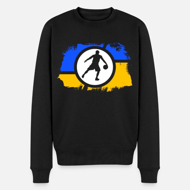 basketteur basketteur dunking-king - Pull Premium bio Homme - noir