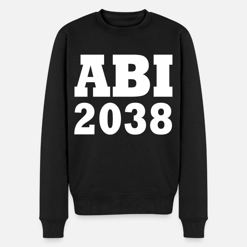 Abi 2038 - Männer Premium Bio Pullover - Schwarz