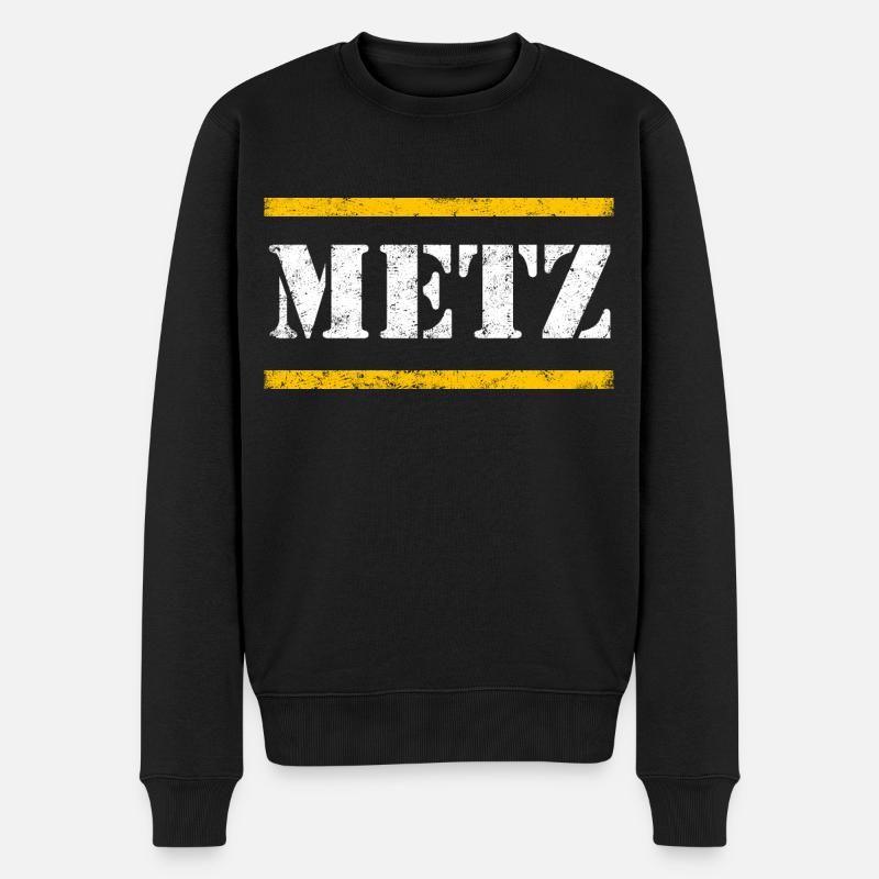 Metz - Pull Premium bio Homme - noir