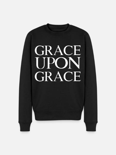 Grâce sur grâce - Pull Premium bio Homme - noir