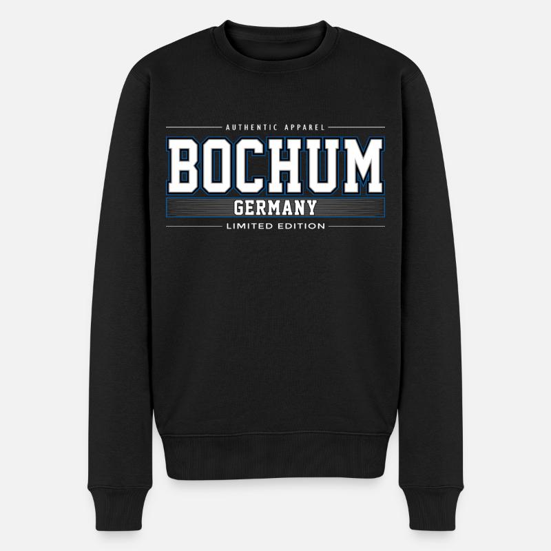 Bochum - Pull Premium bio Homme - noir