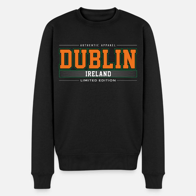 Dublin - Pull Premium bio Homme - noir