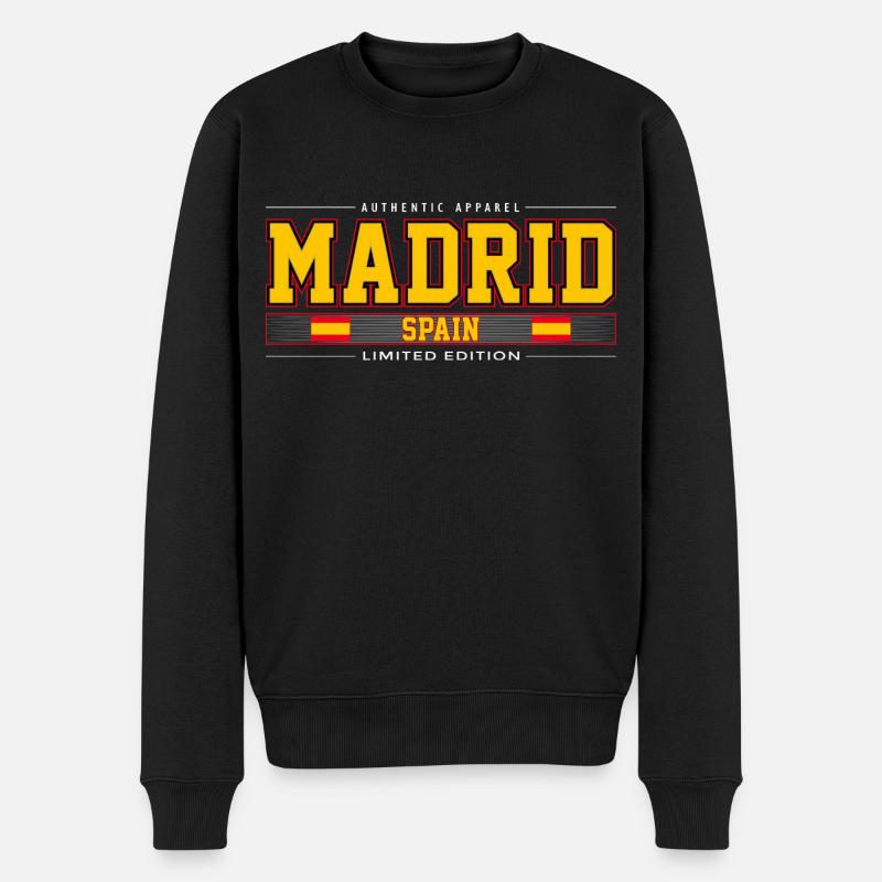 Madrid - Pull Premium bio Homme - noir